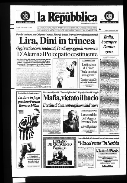 Il lunedì de La repubblica